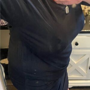 Venus DARK blue quarter Sleeve Dress